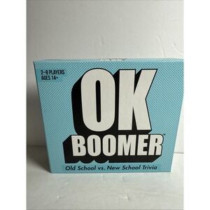 OK Boomer Old School Vs New School Trivia Game~ Complete Card Game